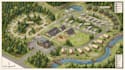 make 2d or 3d glamping resort map, campground map, rv park, campsite master plan