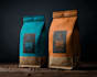 create a coffee bag, packaging and label sticker design