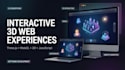 create an interactive 3d website using three js and webgl