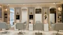 do elegant beauty salon spa nail salon interior with 3d rendering