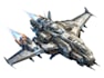 illustrate a sci fi spaceship design