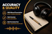transcribe spanish audio and video accurately