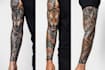 create unique tattoo, custom tattoo design, tattoo sleeve