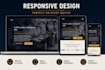create a modern responsive landing page