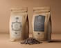 do food packaging, coffee label, pouch label, and product