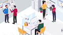 create a 2d isometric explainer video animation