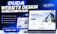 build duda website design and redesign duda website duda landing page design