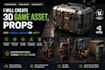 create 3d game asset, props, for unreal engine or unity