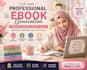 design a professional ebook, ebook layout, and pdf document