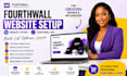 setup fourthwall website design fourthwall ecommerce online store fourthwall seo