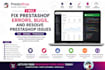 fix prestashop errors bugs modules and resolve your store website issues