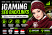 build igaming SEO backlinks USA UK
