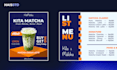 design social media posts and restaurant menus