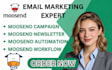 setup moosend interest based segmentation email campaign automation