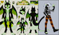 draw nsfw anthro ref sheet and furry character reference
