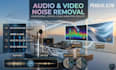 remove background noise from video and audio files