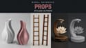 create unique stylized 3d assets and props