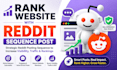 rank website with reddit sequence post
