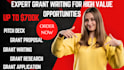 do grant research, grant proposal, grant application