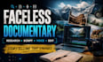 create professional faceless documentary videos for youtube