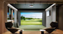 visualize 3d boxing gym center,workout studio,indoor golf sim, yoga house render