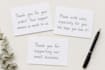 handwrite letters, notes, cards, and documents