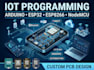 develop arduino esp32 esp8266 nodemcu iot programming and pcb design
