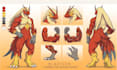 draw furry reference sheet fursona ref sheet furry oc anthro