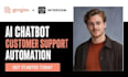 setup gorgias or intercom ai chatbot helpdesk automation workflow integration