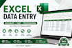 do accurate data entry and microsoft excel data entry
