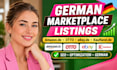 do german amazon listing, otto lisiting, german ebay lisiting, kaufland lisiting