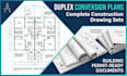 design duplex conversion plans and permit ready construction documents