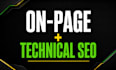 fix on page and technical SEO issues