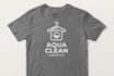 create a modern laundry logo t shirt design