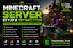 setup and optimize your minecraft server with plugins and mods