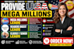 provide USA mega millions, readers and elderly leads