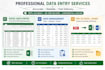 do accurate data entry, excel, copy paste and PDF to excel