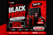 design black friday flyer cyber monday christmas flyer