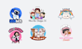 do kawaii chibi animal mascot for your