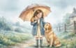 ich illustriere ihr kinderbuch mit einzigartigen aquarell illustrationen