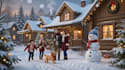 create ai 3d christmas and new year animation video