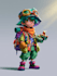 draw 2d game character illustration