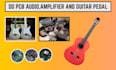design a professional audio amplifier pcb and schematic