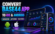 convert base44 to ios base44 to android using capacitor publish ios google play
