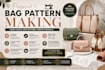 create digital handbag backpack totes bag sewing pattern design and techpack pdf