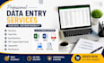 do data entry typing and ms office tasks