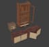 3d model props, objects, buildings