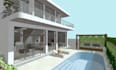 design bali villa and tropical home with photorealistic 3d rendering
