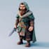 design fantasy game ready 2d low poly characters