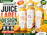 design professional juice and beverage labels